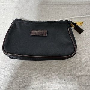 FENDI Pouch Nylon Black